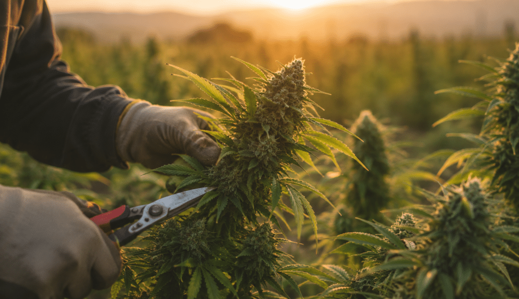 cuando y como se cosecha el cbd outdoor